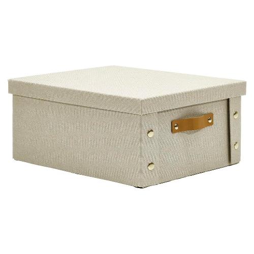 General Trade Scatola salvaspazio bottoni clip (26x31x14cm) Beige 605343