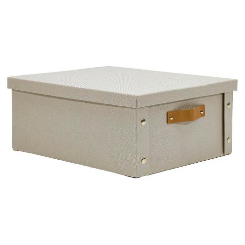 General Trade Scatola salvaspazio bottoni clip (33x40x17cm) Beige 605344