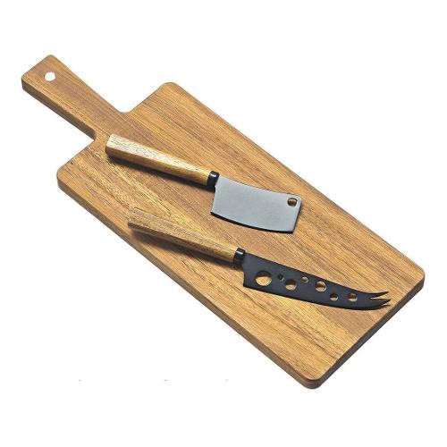 General Trade Tagliere formaggi (41x15cm) con set 2 coltelli GUSTO CASA Assortito 635798