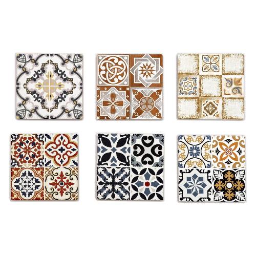 General Trade Sottobicchiere Maioliche Colore Assortito (10,5x10,5 cm) 581901
