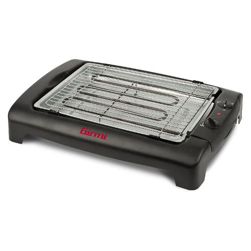 Girmi Griglia elettrica Barbecue Black e Silver BQ12 2000W