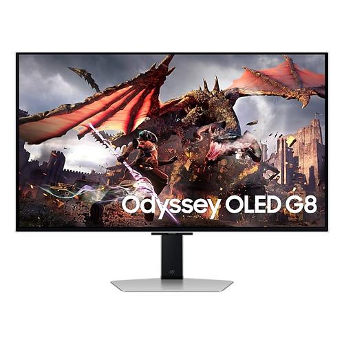 Samsung Monitor 32" ( OLED 4K 2160p 240Hz ) ODYSSEY OLED G8 UHD Pivot Silver e Black LS32DG800SUXEN