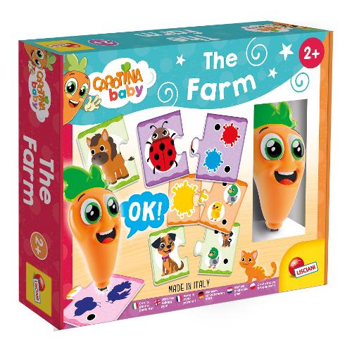 Lisciani Gioco educativo Penna parlante The Farm CAROTINA 107308