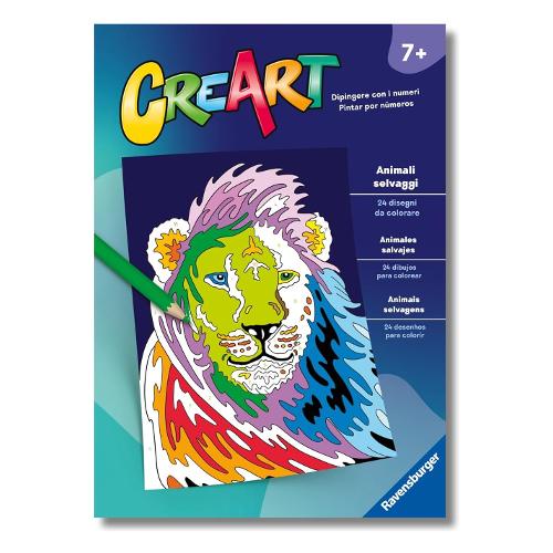 Ravensburger Libro da colorare Animali selvaggi CREART 13096009