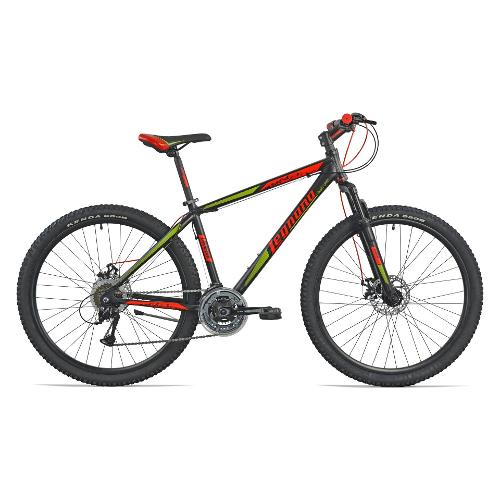 Legnano Mountain Bike alluminio ( 24 vel ) 27,5" LAVAREDO Nero e Rosso 22L750 (taglia 46 )