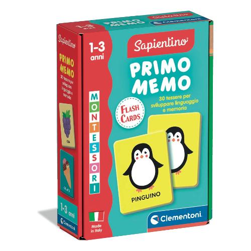 Clementoni Gioco memory Primo Memo 30 pz SAPIENTINO MONTESSORI 16830