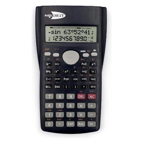 Lebez Calcolatrice Scientifica NIJI DIGIT Black 81917