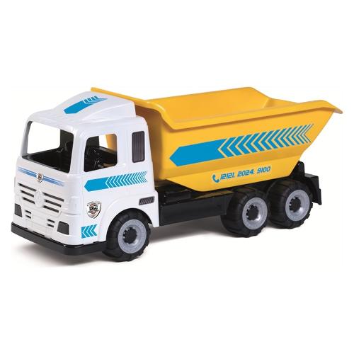 Androni Giocattoli Camion Sabbia con ribaltabile (49cm) HEAVY TRUCKS Bianco e Giallo 6080-00HT