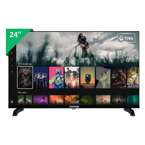 Telefunken Tv 24" ( LED ) TiVo OS Black TE24900B53I2D