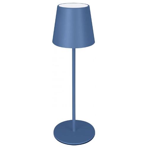 New Majestic Lampada tavolo AGATA NUANCE Blu Pastello (12x37cm) 120451 BP 1 luce - LED - Max 2W