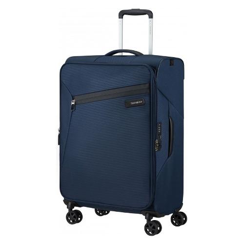 Samsonite Trolley morbido espandibile 4 ruote (43x26x66 cm) LITEBEAM blu 146853 1549