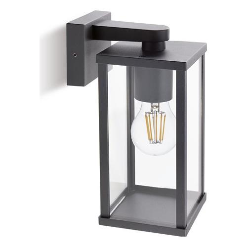 Sovil Applique da esterno AUREA Nero (10,8x14,4x24,3cm) 177 06 1 luce - E27 - Max 60W