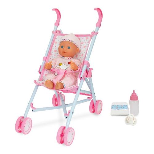 Teorema Set bambola con passeggino BABY TEO 68945