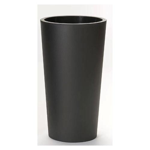 Euro 3 Plast Vaso piante alto tondo Raw TUIT antracite (33x61 cm) 3216 62