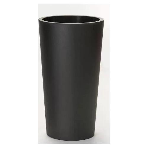 Euro 3 Plast Vaso piante alto tondo Raw TUIT antracite (40x73 cm) 3217 62