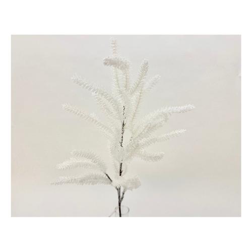 Dhg D.O.O. Stelo natalizio 79cm.Pine Spray Bianco 24922