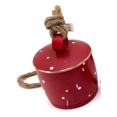 Dhg D.O.O. Decoro Appendibile campana big Rosso 16795