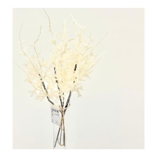 Dhg D.O.O. Stelo natalizio 36cm.Willow Bianco 23028