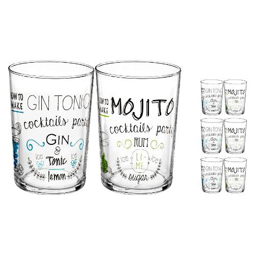 Home Bicchiere Cocktail Vetro (500ml) Assortito 5569150