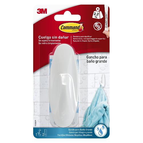 Command Set ganci adesivi portata max 1,3 Kg 3M 17083B  Bianco 7100121770 1 pz