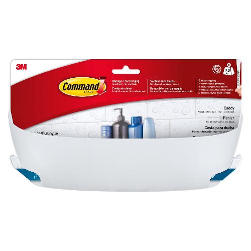 Command Porta oggetti box doccia Bath11 3M Bianco (29,1x12,2x12,2 cm) 7100119029