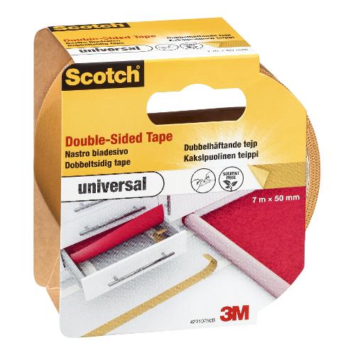 Scotch Nastro biadesivo Universal 42012050B 5cm x 20m 3M Bianco 7100174163