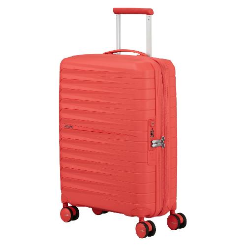 American Tourister Trolley cabina rigido espandibile 4 ruote (40x20x55 cm) FAST FORWARD coral 155259 A683