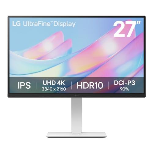 Lg Monitor 27" ( IPS 4K 2160p 60Hz ) ULTRAFINE UHD Pivot White e Black 27US550 W AEU