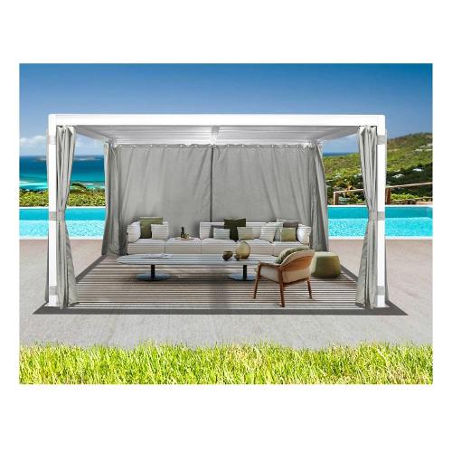 Amicasa Pergola alluminio Bianco (4x3mt)