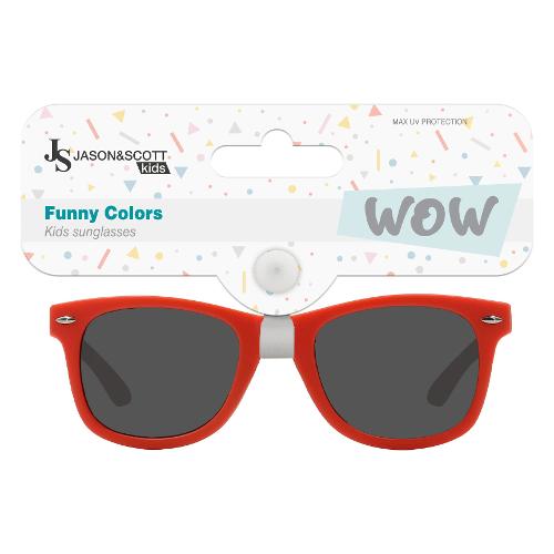 Jason&Scott Occhiali da sole Kids lenti fumo wayfarer WOW assortito 2399