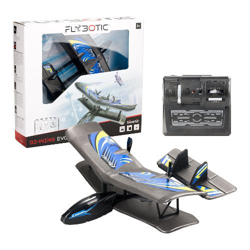 Rocco Giocattoli Aereo radiocomandato biplano Be Wing Evo 2,4 GHz (23x24x7cm) FLYBOTIC Assortito 20731972
