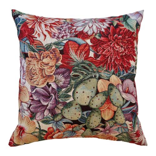 Olibò Cuscino arredo RIVERAS FLORES Multicolor (42x42cm)