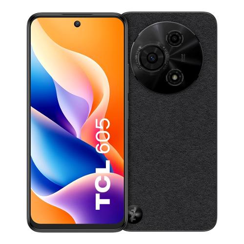 Tcl Smartphone 6,67" 605 4G Lte Obsidian black ( 128GB Ram 4GB 5200mAh ) T517D 2ALCA112