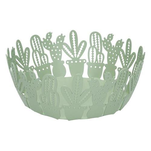 Brandani Cestino tavola Metallo (20x8cm) CACTUS Verde 51748