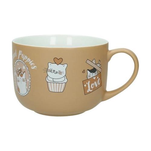 Brandani Tazza (10x9cm) da colazione GATTI Arancio 51428