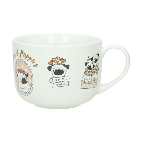 Brandani Tazza (10x9cm) da colazione CANI Avorio 51427