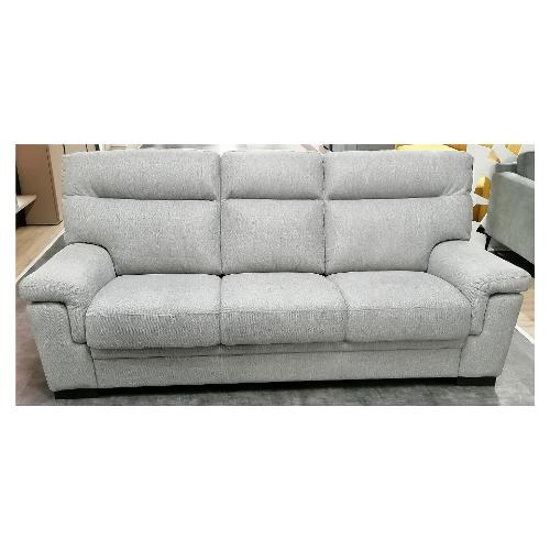 SardoneHome FLAVIA Divano 3 posti lineare Loft 19 Grigio chiaro
