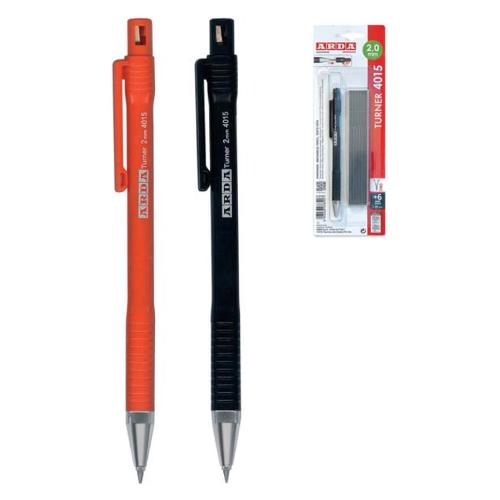 Arda Porta mine sezione tonda a caduta controllata Turner 4015 colore assortito con 6 mine grad. HB 2,0 mm 4015BL6