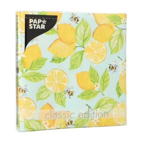 Pap Star Set tovaglioli monouso 20pz 3 Veli Lemon Grove CLASSIC 89298