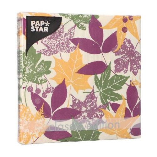 Pap Star Set tovaglioli monouso 20pz 3 Veli Autumn Leaves CLASSIC 37097
