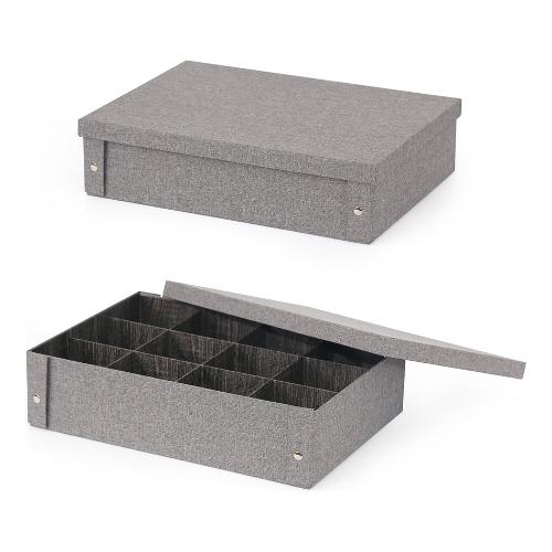 Amicasa Scatola salvaspazio (44x31x11cm) Grey Art.6