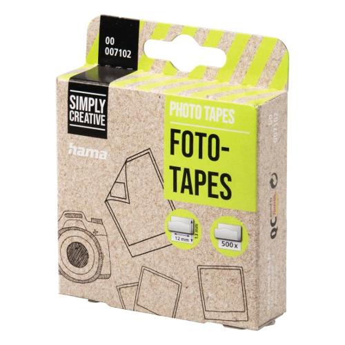 Hama Adesivi per fotografie Biadesivi 12x13 mm 7007102 Confezione 500 pz