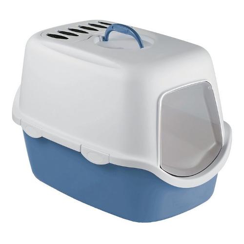 Stefanplast Vaschetta lettiera Cathy con filtro Bianco e Blu PR0420W