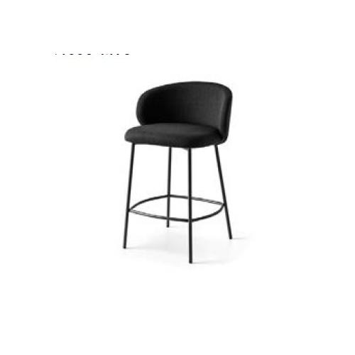 Calligaris TUKA Sgabello Nero opaco e Grigio