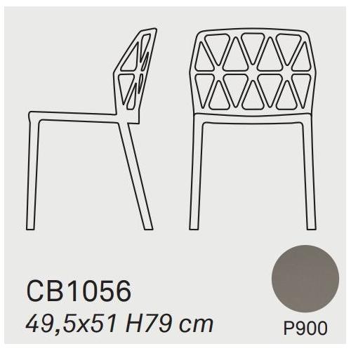 Calligaris ALCHEMIA Sedia Tortora opaco