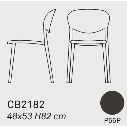 Calligaris ABBY Sedia Terra opaco