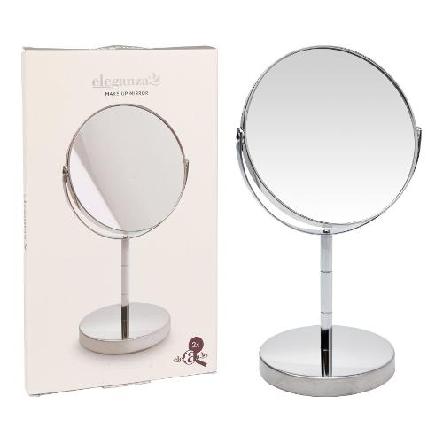 Koopman Specchio trucco da appoggio con ingranditore 2x (14,2x26,5cm) ELEGANZA Cromo lucido 170491160