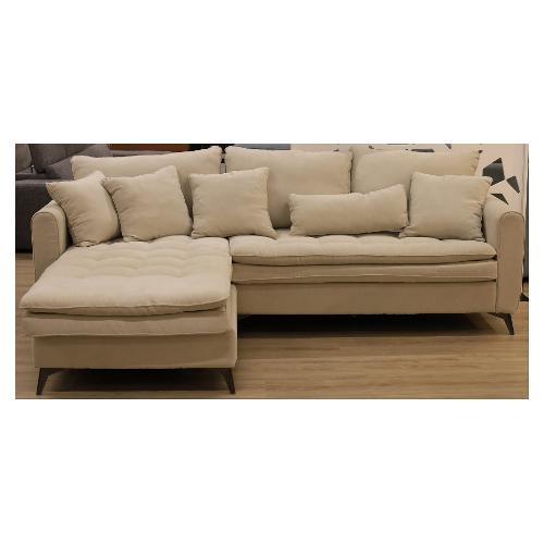 Ims Forinvest PORTO Divano 3 posti penisola reversibile Soro 21 beige