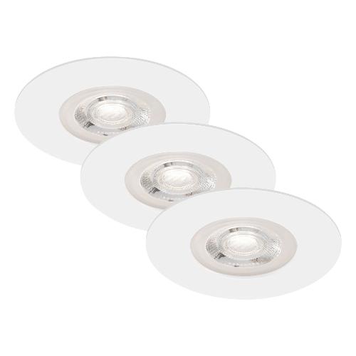 Briloner Set faretti incasso KULANA Bianco (9cm) 7046036 1 luce - LED - Max 4,9W