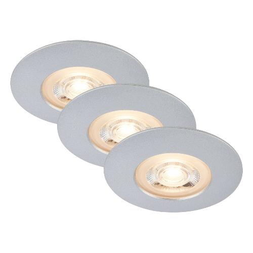 Briloner Set faretti incasso KULANA Satinato (9cm) 7044034 1 luce - LED - Max 5W